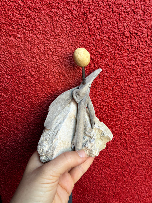 Baumperlenskulptur Mondkönigin