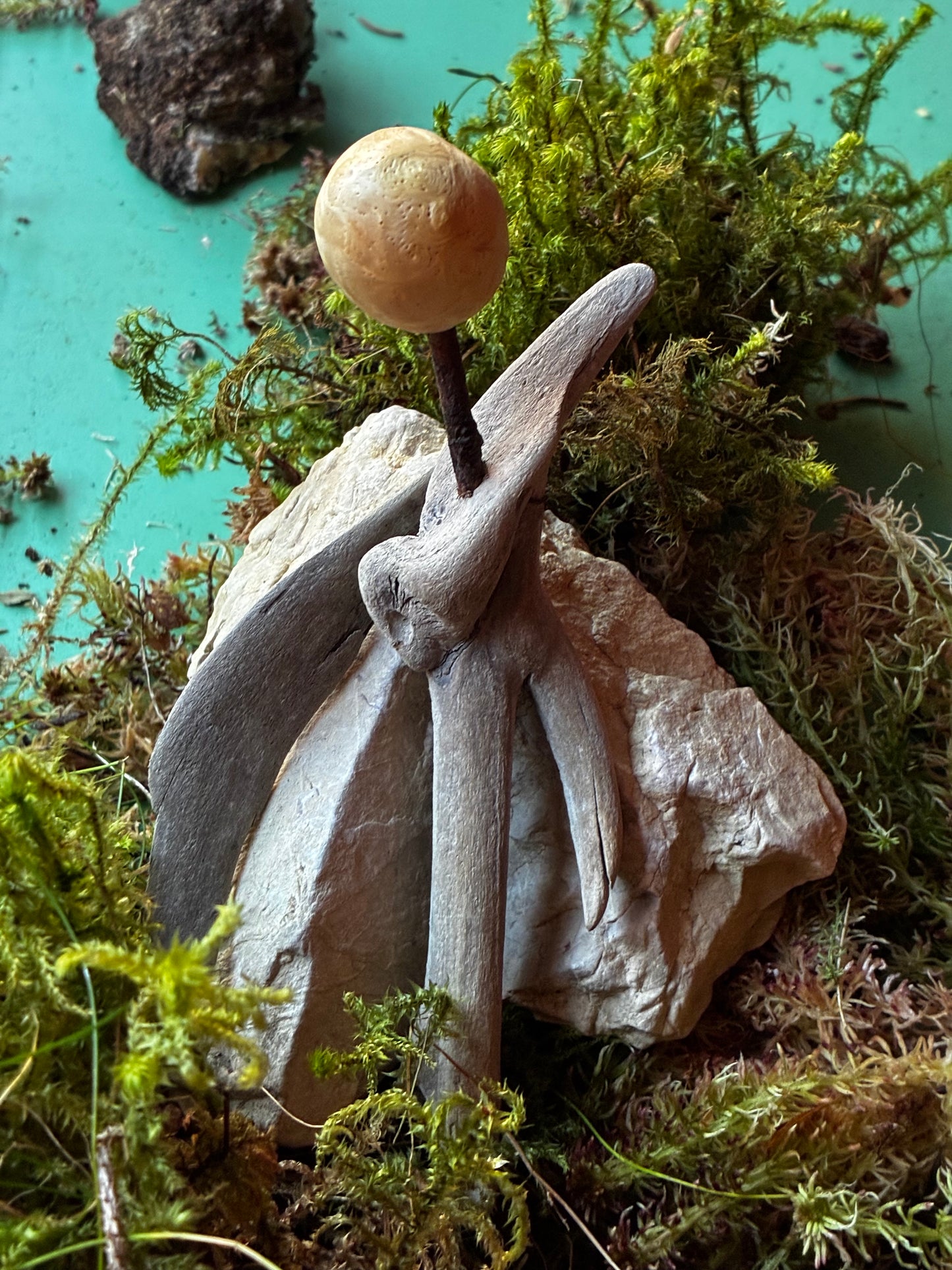 Baumperlenskulptur Mondkönigin